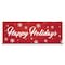 Signmission Happy Holidays Banner Concession Stand Food Truck Single Sided B-120-30085 - alternate 1